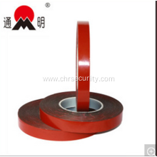 Double Sided Adhesive Permanent Red Film Pet Foam Tape